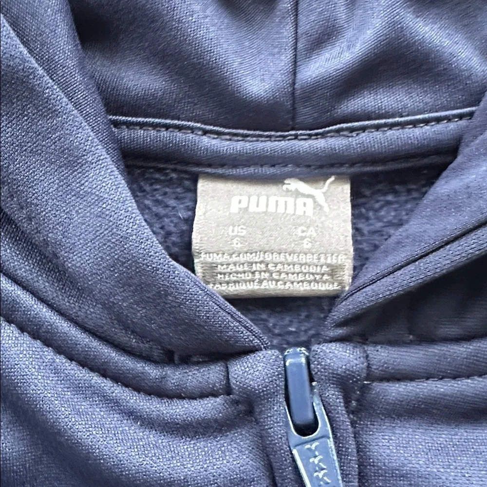 Puma Youth  Blue Hoodie Set
Size 6 - Picture 3 of 4